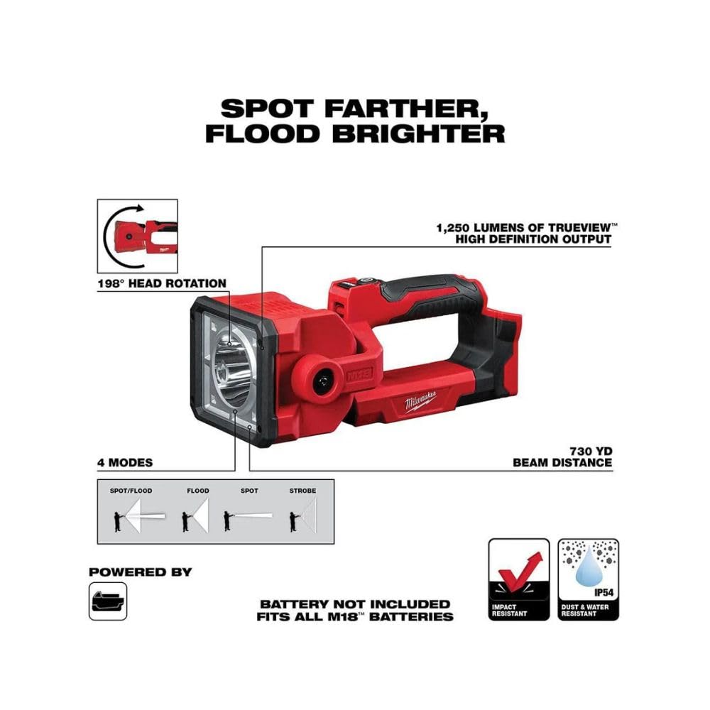 Milwaukee ELEC TOOL 2354-20 M18 Search Light - Amazon.com